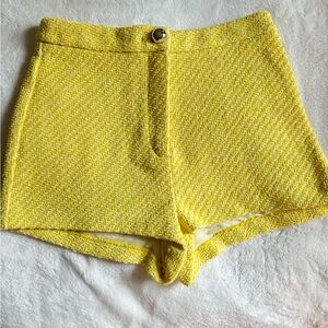 Mango yellow shorts , small
